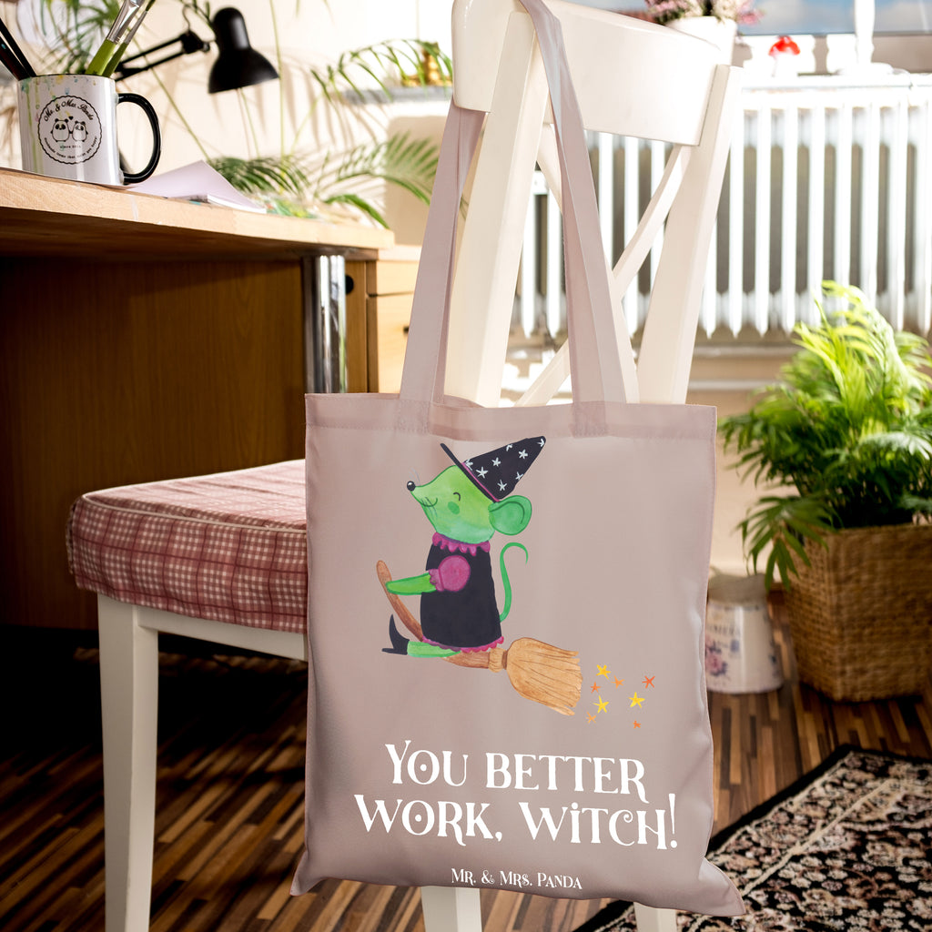 Tote bag You better work, witch! Tasche, Umhängetasche, Einkaufstasche, Stoffbeutel, Laptoptasche, Schultertasche, Stofftasche, Shopper, Strandtasche, Jutebeutel, Jutetasche, Badetasche, Beuteltasche, Einkaufstüte, Tragetasche, Beutel, Halloween, Deko, Martinssingen, Dekoration, Geschenke, Schenken