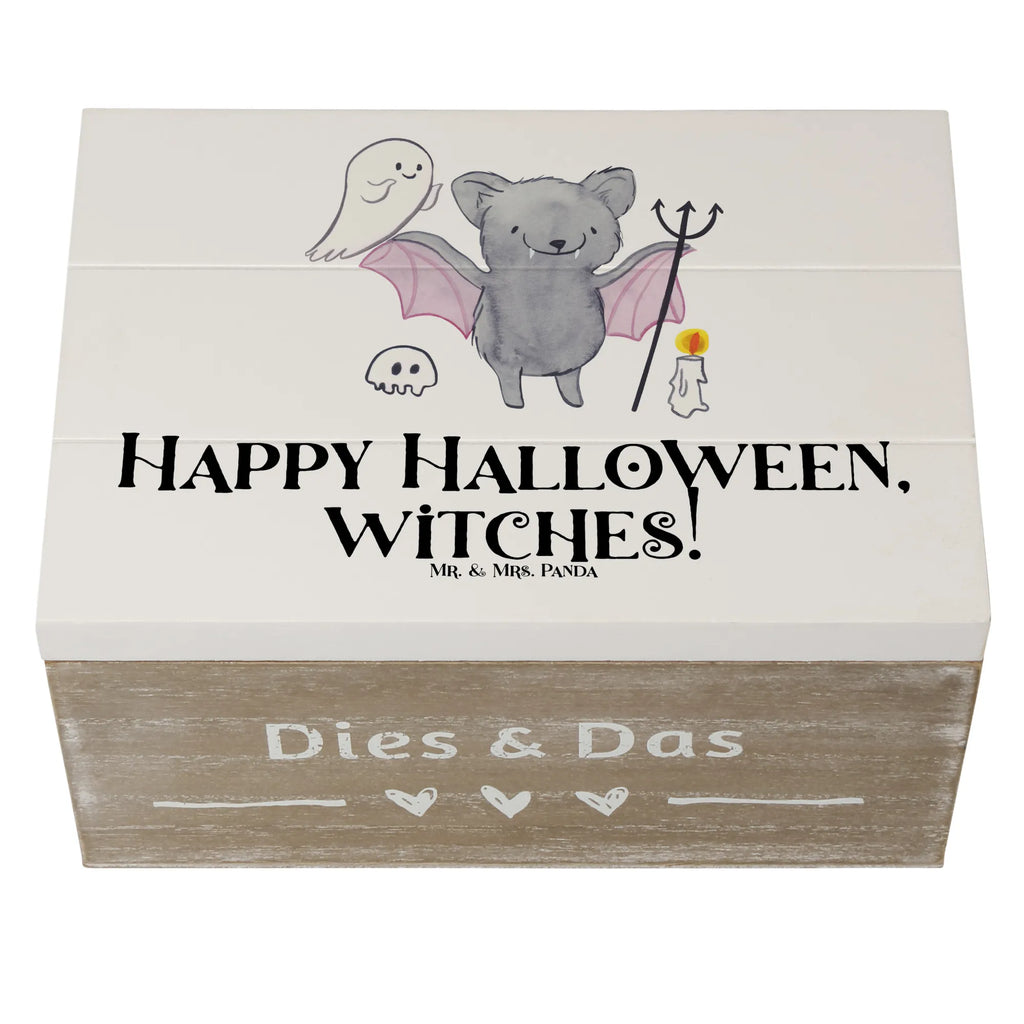 Wooden chest Happy Halloween, witches! Geschenkbox, Kiste, XXL, Geschenkdose, Schatulle, Schatzkiste, Truhe, Dekokiste, Erinnerungskiste, Aufbewahrungsbox, Holzkiste, Erinnerungsbox, Halloween, Deko, Martinssingen, Dekoration, Geschenke, Schenken