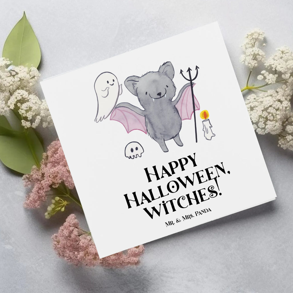 Deluxe Card Happy Halloween, witches! Hochwertige Klappkarte, Einladungskarte, Grußkarte, Geburtstagskarte, Hochwertige Grußkarte, Glückwunschkarte, Hochzeitskarte, Klappkarte, Karte, Halloween, Deko, Martinssingen, Dekoration, Geschenke, Schenken