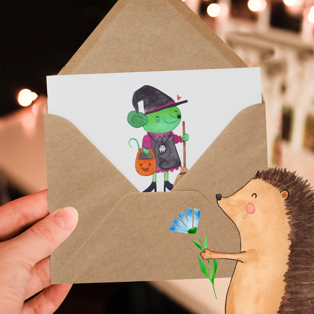 Deluxe Karte Halloween Hexe Hochzeitskarte, Karte, Hochwertige Grußkarte, Hochwertige Klappkarte, Glückwunschkarte, Grußkarte, Geburtstagskarte, Einladungskarte, Klappkarte, Halloween, Deko, Martinssingen, Dekoration, Geschenke, Schenken