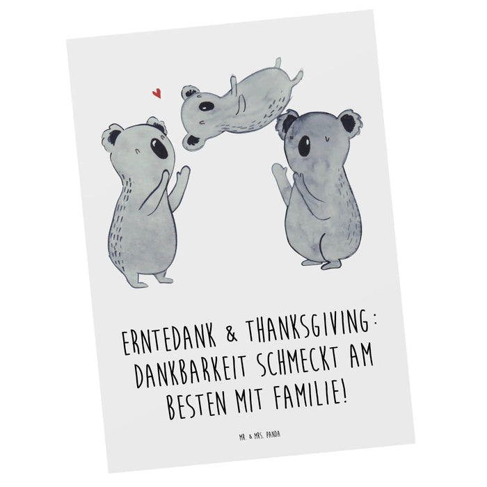 Postkarte Erntedankfest & Thanksgiving