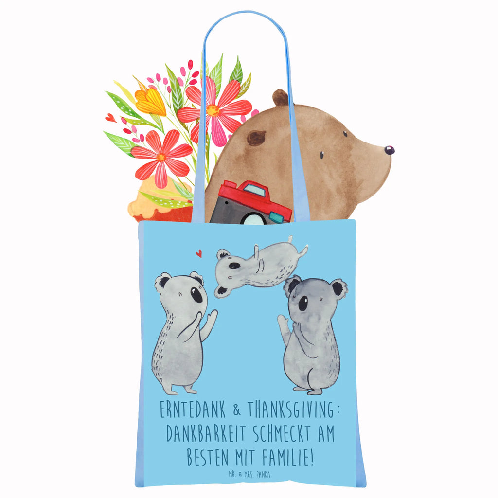Tote bag Erntedank & Thanksgiving: Dankbarkeit schmeckt am besten mit Familie! Einkaufstasche, Einkaufstüte, Stofftasche, Shopper, Tragetasche, Beutel, Stoffbeutel, Badetasche, Jutebeutel, Jutetasche, Beuteltasche, Tasche, Strandtasche, Umhängetasche, Laptoptasche, Schultertasche, Erntedank, Erntedankfest, Erntedank Kindergarten, Erntedankspruch, Erntedank Sprüche, Erntedankfest deko, Erntedank Deko, Erntedank mit Kindern, Thanksgiving
