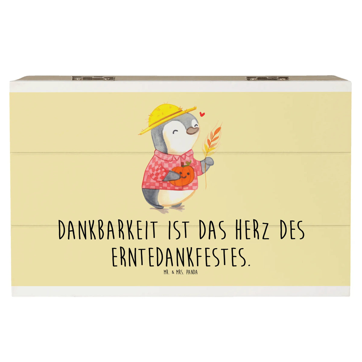Holzkiste Erntedankfest Dankbarkeit