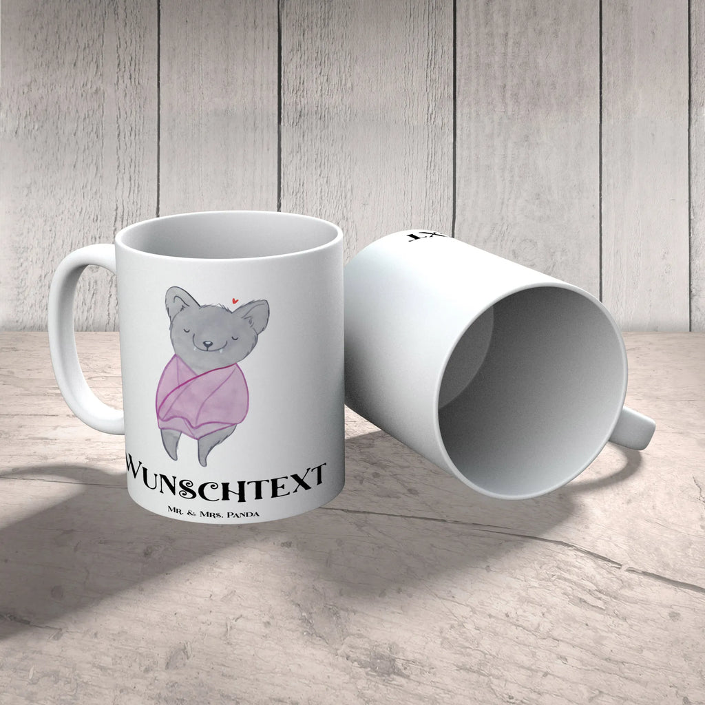 Personalisierte Tasse Fledermaus Chillt Tasse mit Namen, Wunschname, Namenstasse, Tasse, Personalisiert, Drucken, Namen, Personalisierte Tasse, Halloween, Deko, Martinssingen, Dekoration, Geschenke, Schenken