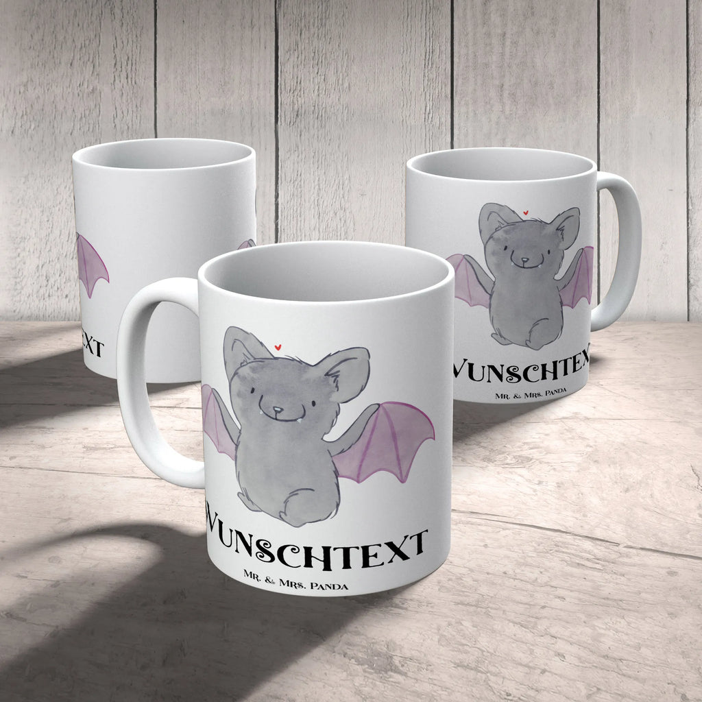 Personalisierte Tasse Fledermaus Classic Personalisiert, Personalisierte Tasse, Tasse, Namen, Drucken, Wunschname, Tasse mit Namen, Namenstasse, Halloween, Deko, Martinssingen, Dekoration, Geschenke, Schenken