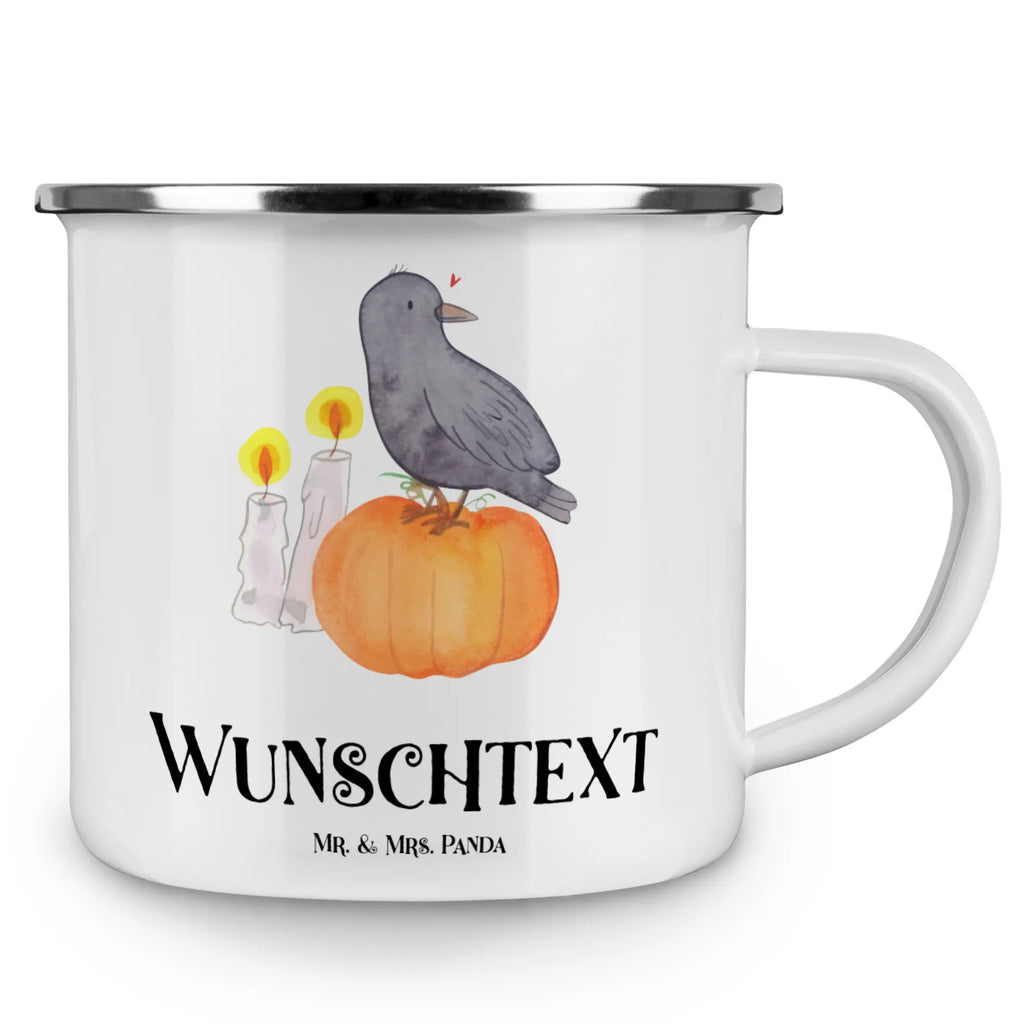 Personalisierte Emaille Tasse Krähe Halloween tasse mit namen, tasse selbst gestalten, Campinggeschirr personalsisert, tasse bedrucken, Namenstasse, Emaille Tasse personalisiert, personalisierte tassen, tassen bedrucken, personalisierte tasse, Emaille Tasse mit Namen, Campingtasse personalisiert, Campingtasse bedrucken, Halloween, Deko, Martinssingen, Dekoration, Geschenke, Schenken