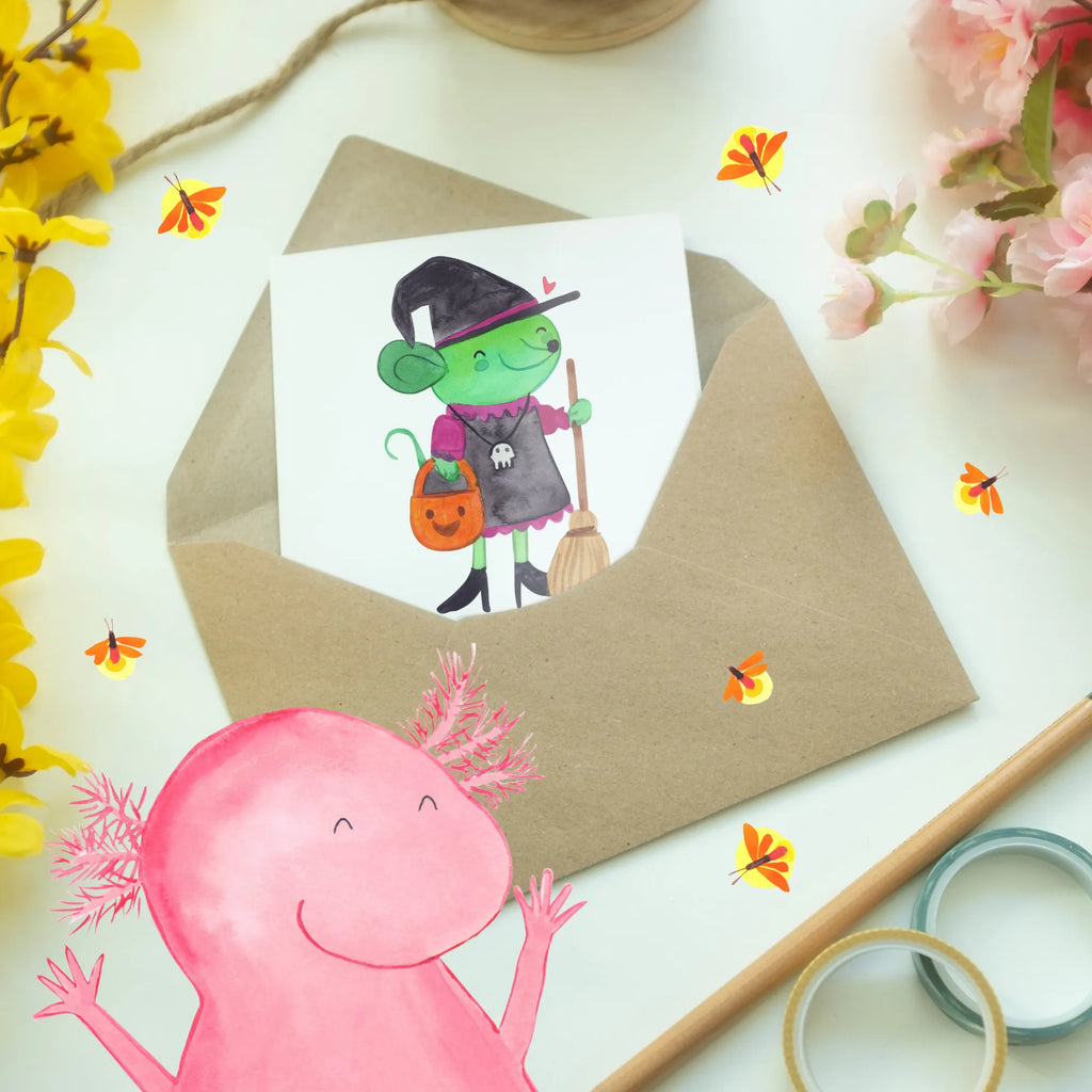 Personalised greetings card Mouse Witch Personalisierte Grußkarte, Personalisierte Geburtstagskarte, Personalisierte Glückwunschkarte, Personalisierte Hochzeitskarte, Grußkarte selbst gestalten, Grußkarte mit persönlichen Nachrichten, Grußkarte als Geldgeschenk, Grußkarte mit Namen, Personalisierte Karte, Personalisiertere Klappkarte, Grußkarten personalisiert, Grußkarte selber drucken, Personalisierte Einladungskarte, Halloween, Deko, Martinssingen, Dekoration, Geschenke, Schenken