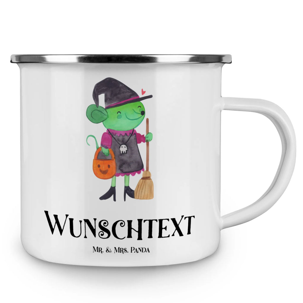 Personalised enamel cup Mouse Witch personalisierte tassen, Campinggeschirr personalsisert, Emaille Tasse personalisiert, Campingtasse personalisiert, tassen bedrucken, Emaille Tasse mit Namen, Campingtasse bedrucken, tasse mit namen, tasse selbst gestalten, Namenstasse, tasse bedrucken, personalisierte tasse, Halloween, Deko, Martinssingen, Dekoration, Geschenke, Schenken