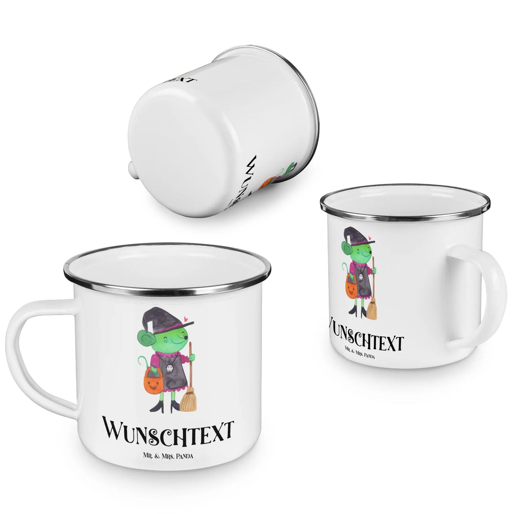 Personalised enamel cup Mouse Witch personalisierte tassen, Campinggeschirr personalsisert, Emaille Tasse personalisiert, Campingtasse personalisiert, tassen bedrucken, Emaille Tasse mit Namen, Campingtasse bedrucken, tasse mit namen, tasse selbst gestalten, Namenstasse, tasse bedrucken, personalisierte tasse, Halloween, Deko, Martinssingen, Dekoration, Geschenke, Schenken