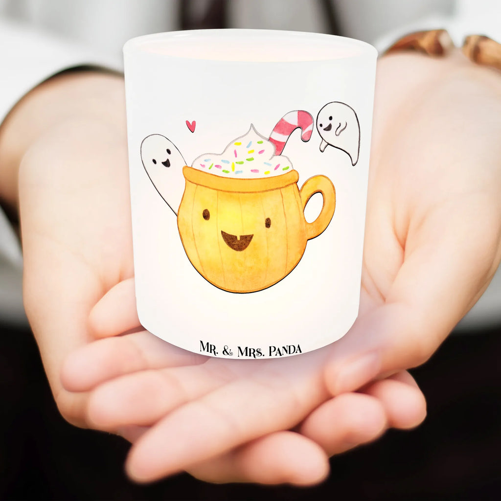 Lantern Coffee Ghost tealight holder, Wind light, glass tealight, Halloween, decoration, Martin singing, decor, gifts, giving