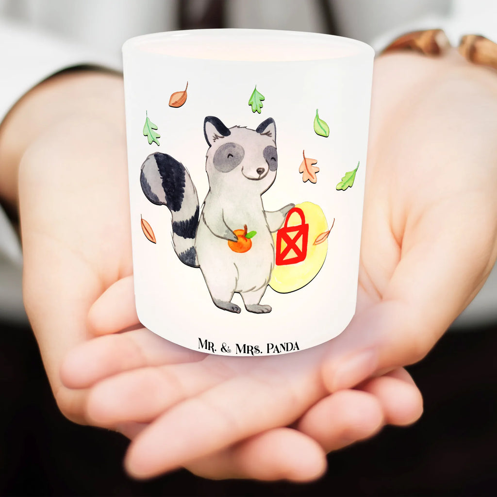 Lantern Raccoon Lantern Wind light, tealight holder, glass tealight, Halloween, decoration, Martin singing, decor, gifts, giving