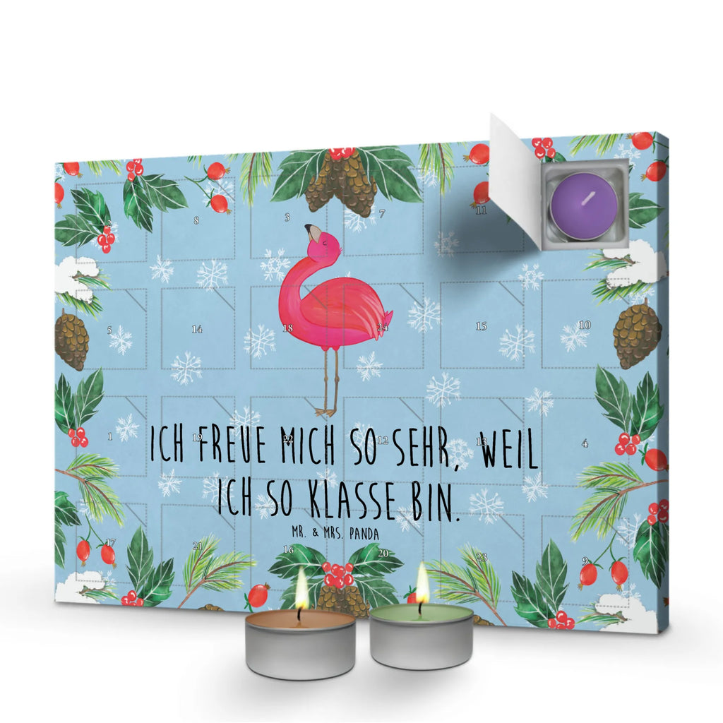 Scented candle advent calendar flamingo Proud children, gifts, gift pink, girls gifts, flamingo decoration, Caribbean feeling, unusual gifts in pink, flamingo fans, small gifts, gift idea, red, pink bird, bird of paradise, pink gifts, vacation, funny sayings, adults, best friend, self-acceptance, self-love, daughter, joy, proud, friend