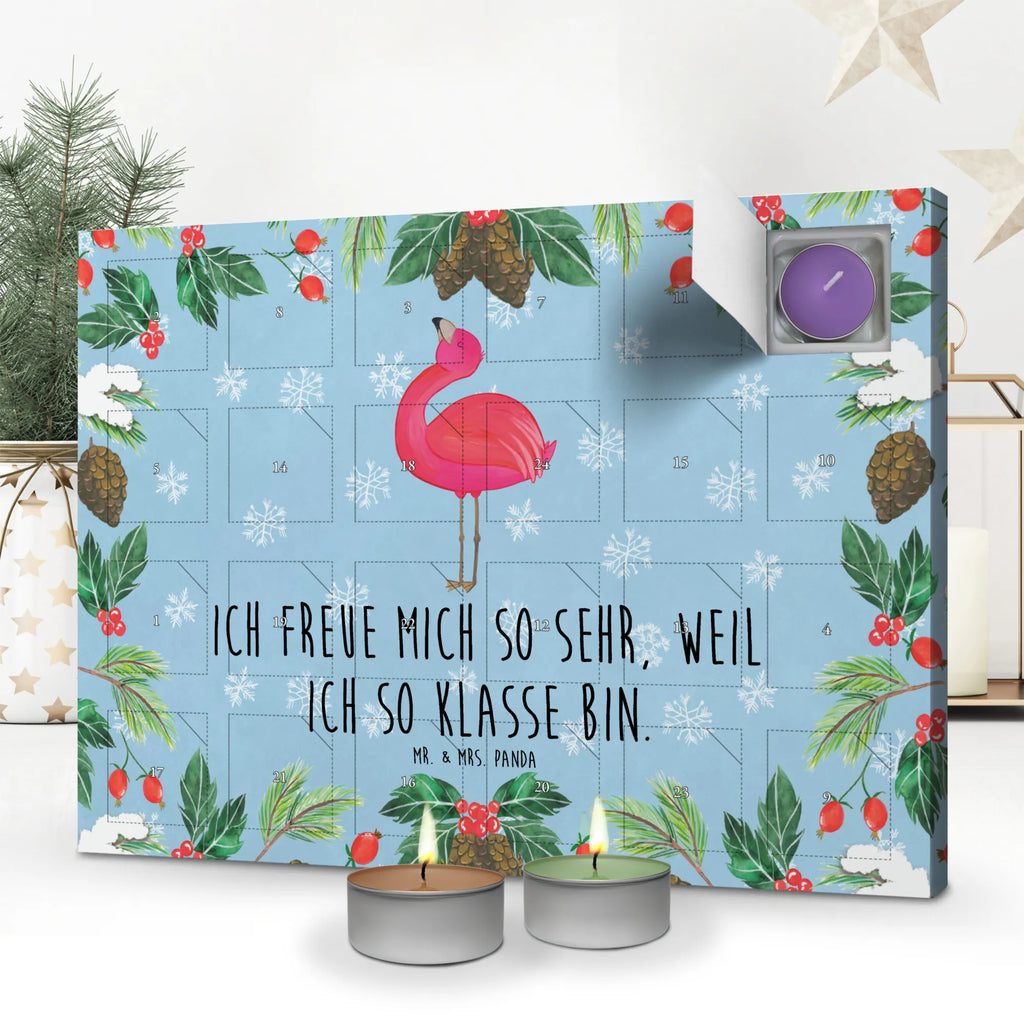 Scented candle advent calendar flamingo Proud children, gifts, gift pink, girls gifts, flamingo decoration, Caribbean feeling, unusual gifts in pink, flamingo fans, small gifts, gift idea, red, pink bird, bird of paradise, pink gifts, vacation, funny sayings, adults, best friend, self-acceptance, self-love, daughter, joy, proud, friend