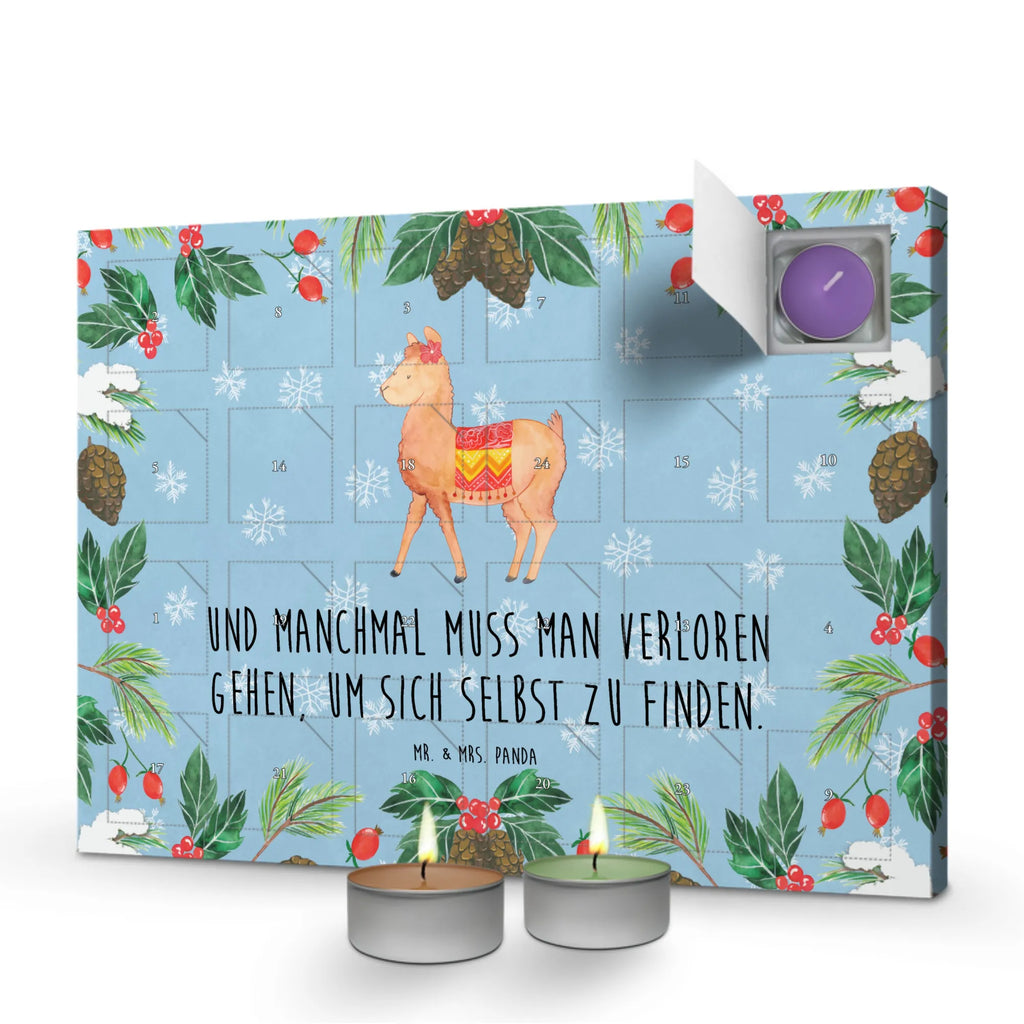 Scented candle advent calendar alpaca Proud alpaca, animal, camel, llama, pako, Peru, favourite animal