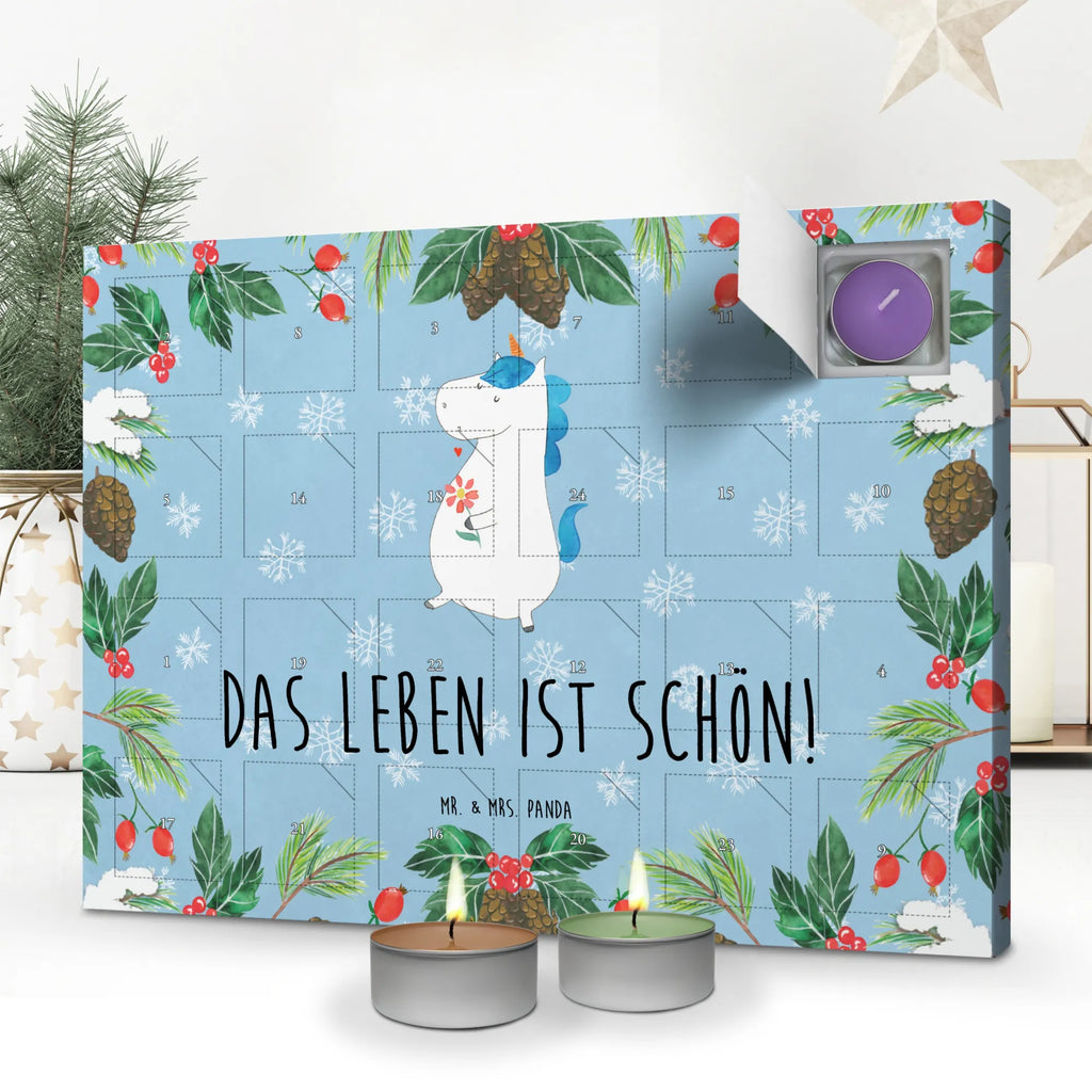 Scented candle advent calendar unicorn Stroll Joy, Mother, Walk, Flowers, Good Luck, Girlfriend present, bff gift