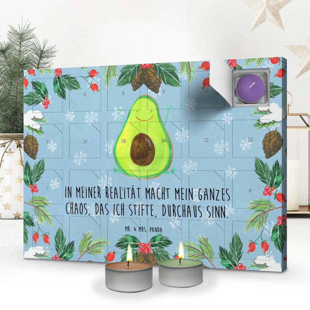 Scented candle advent calendar avocado Happy vegetables