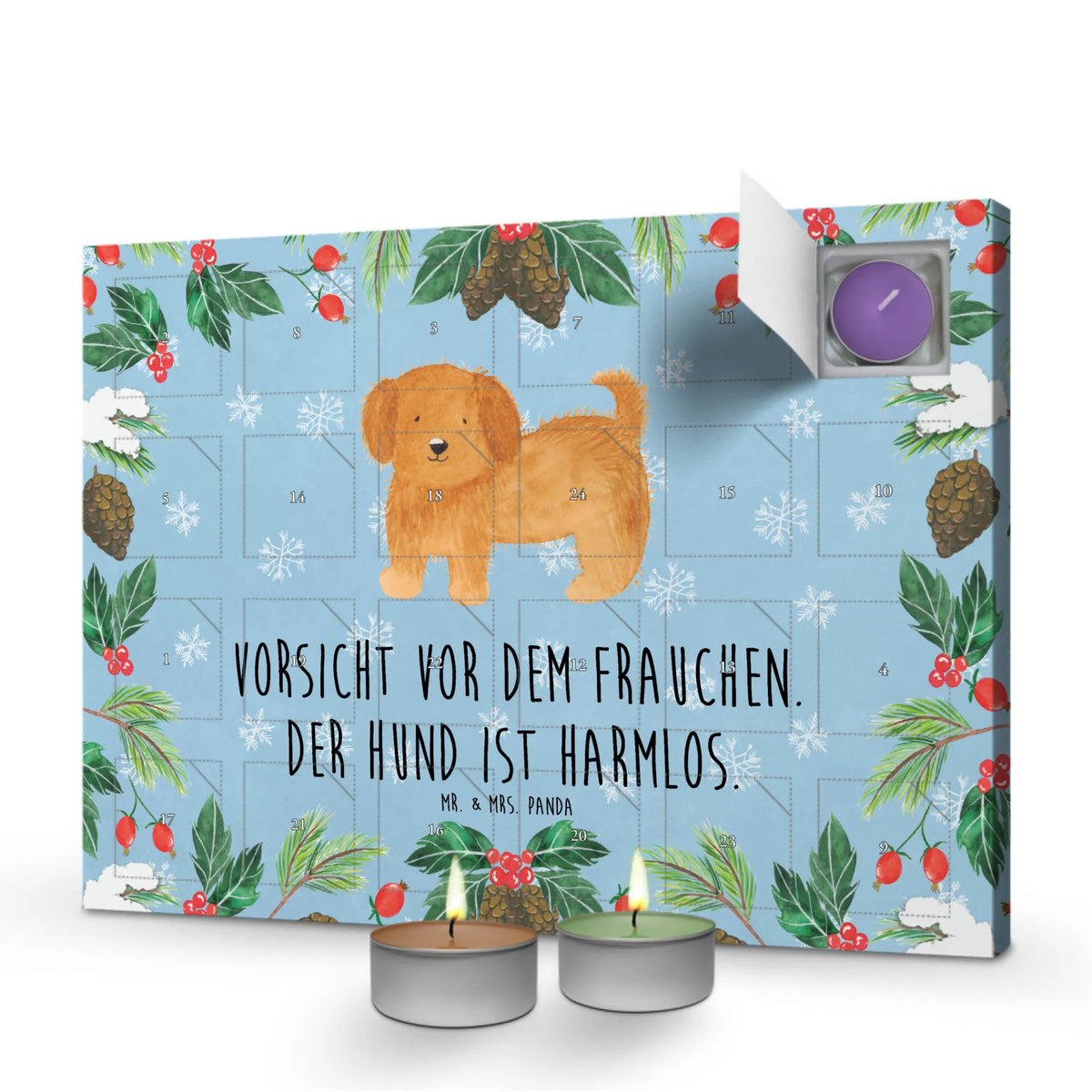 Duftkerzen Adventskalender Hund Flauschig