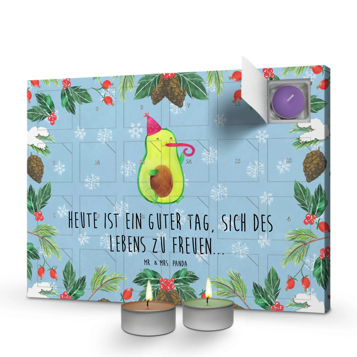 Duftkerzen Adventskalender Avocado Feier