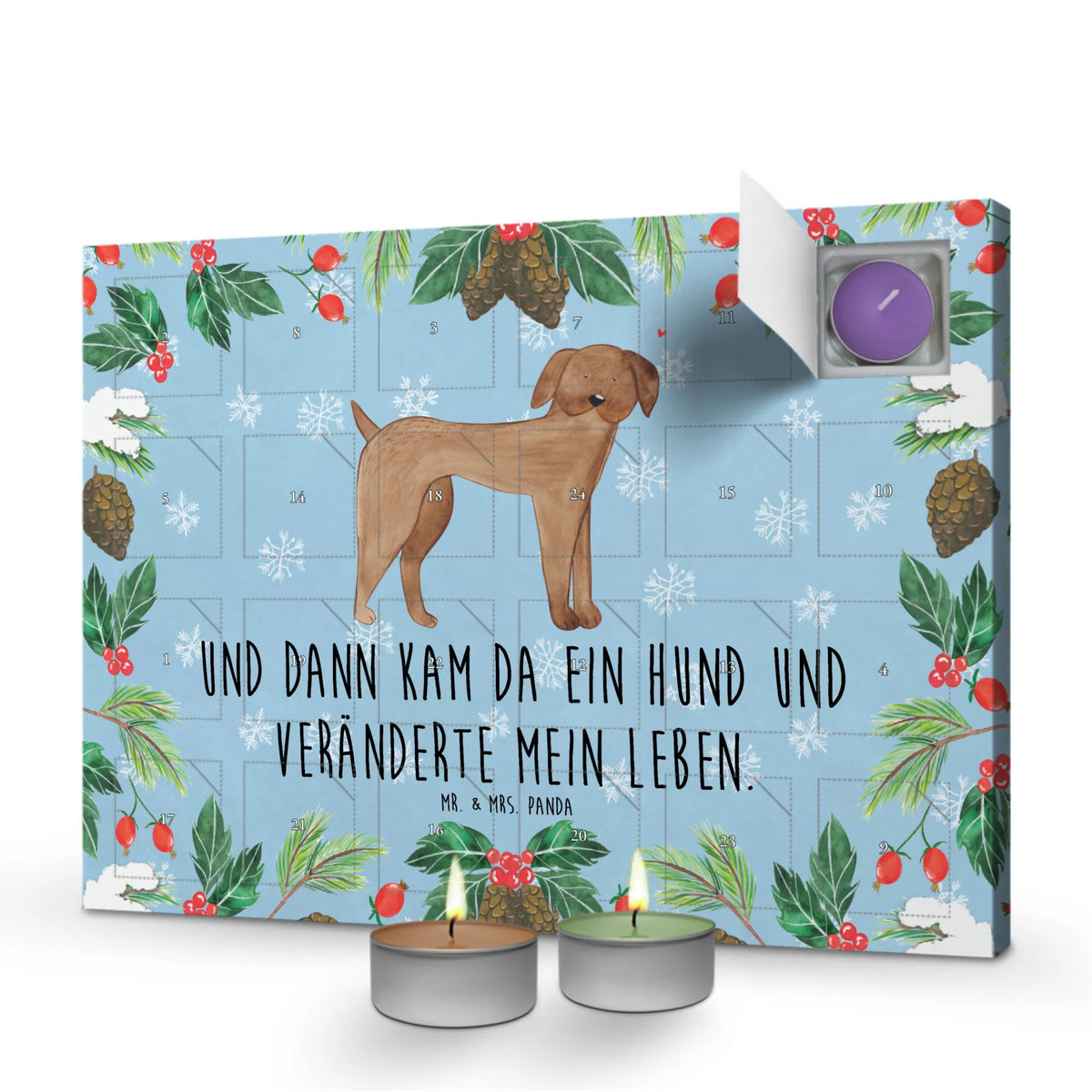 Duftkerzen Adventskalender Hund Dogge