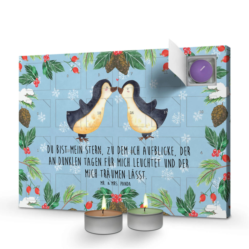 Scented candle advent calendar Penguins in love Loving, Two, gift for him, gift for her, Love gift, Together, anniversary gift, Proposal of marriage, Marriage, love saying, proof of love, gift girlfriend, fiancée, gift friend, fiancé, guest gift, gift idea, pair of penguins, pair, couple. love couple, wedding, wedding anniversary, gift anniversary, anniversary, penguin love, penguins
