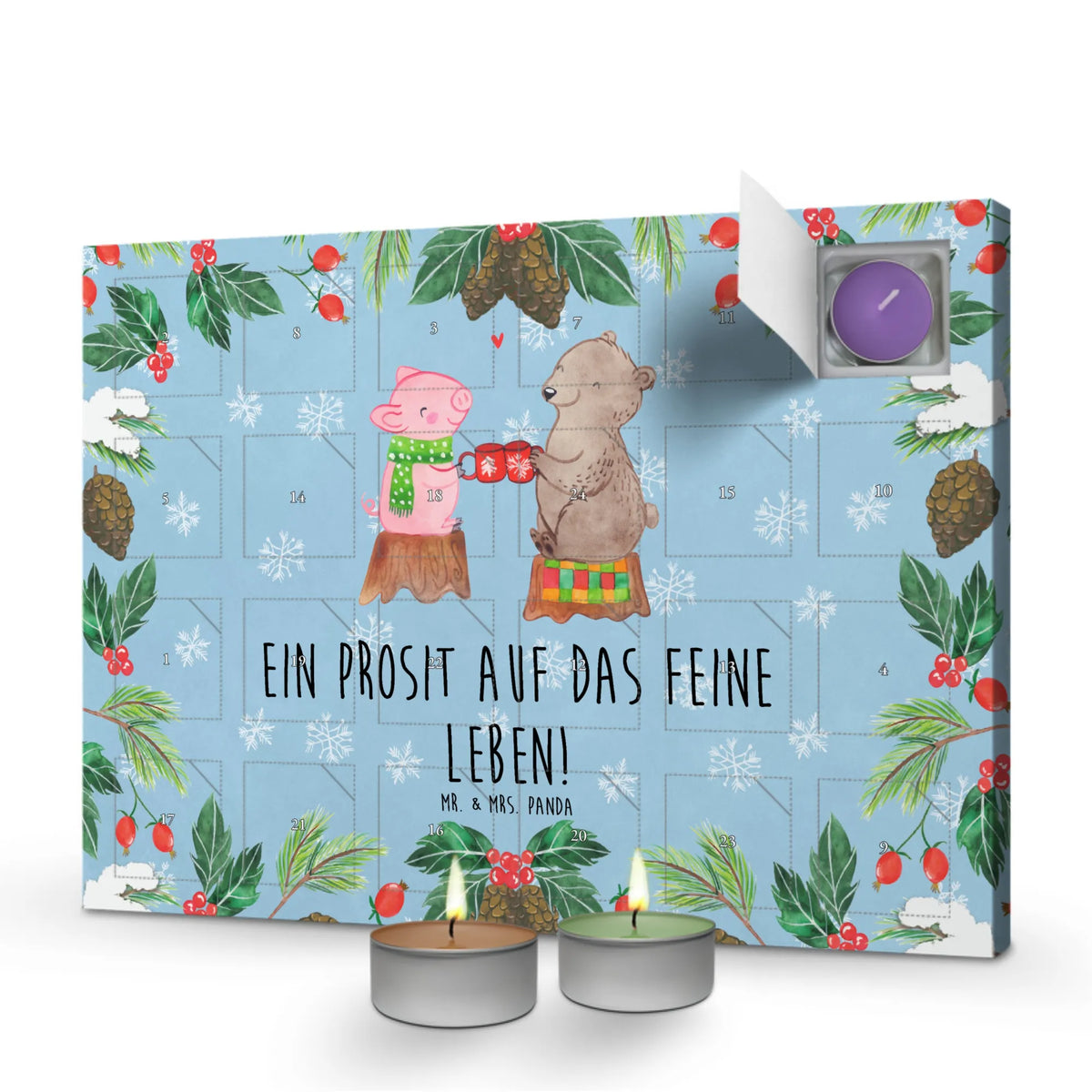 Duftkerzen Adventskalender Glühschwein Sause
