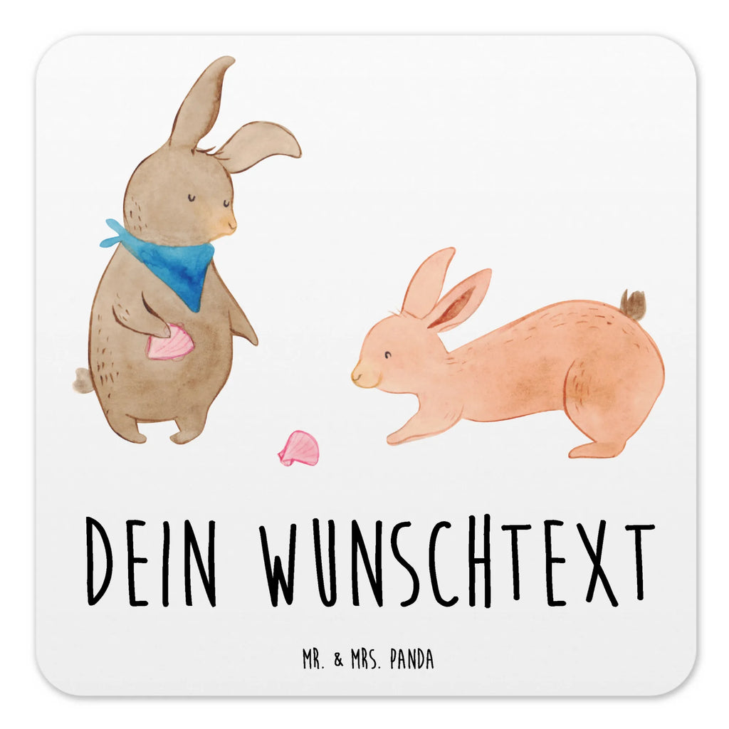 Personalised Coaster Set Bunnies with seashell Untersetzer Bedruckt, Untersetzer Personalisiert, Untersetzer mit Sprüchen, Personalisierte Untersetzer, Untersetzer Set, Glasuntersetzer, Untersetzer mit Namen, Kunststoff Untersetzer, Untersetzer für Tassen, Untersetzer, Muttertag, Vatertag, Mama, Papa, Oma, Opa, Familie, Schwester, Bruder, Muscheln, Best Friends, Meer, Freundinnen, Freundin, Beste Freundin, Hasen, Muscheln Sammeln, BFF