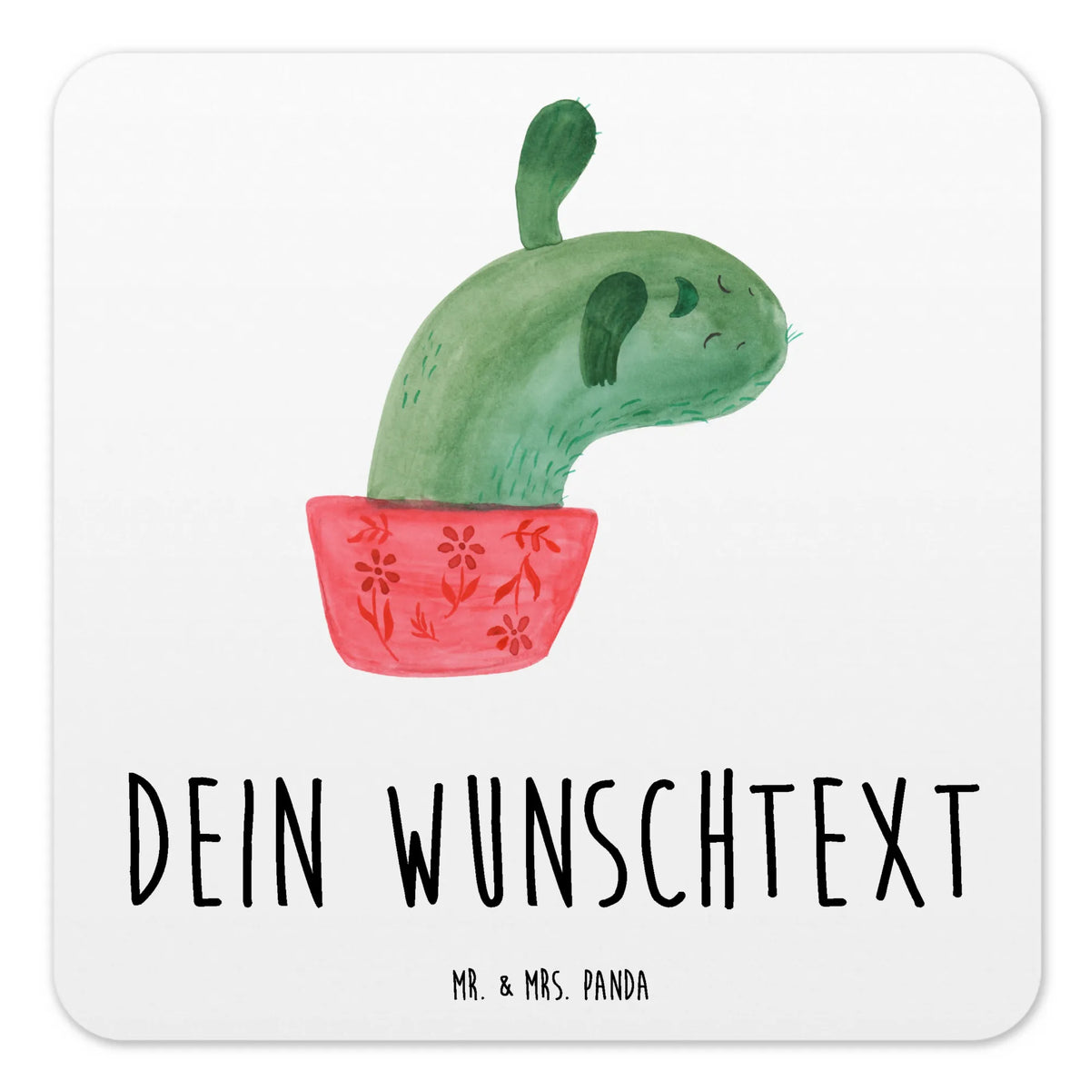 Personalised Coaster Set cactus mummy small green cactus, cactus plant, plants, cactuses, cactus, cactus love, annoyance, school, quota, cacti, office life