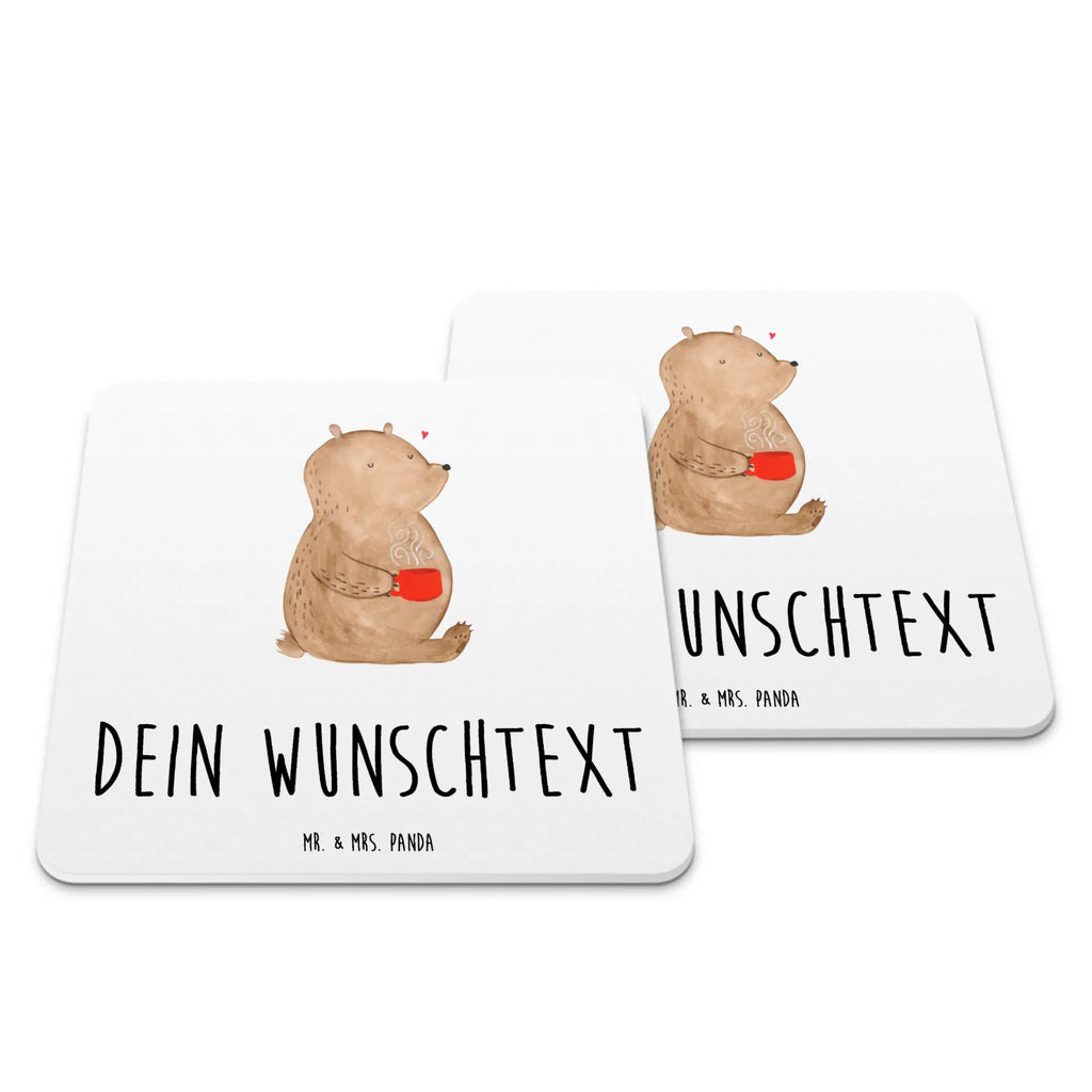 Personalised Coaster Set bear Coffee Untersetzer mit Namen, Untersetzer Set, Untersetzer, Untersetzer Bedruckt, Kunststoff Untersetzer, Untersetzer mit Sprüchen, Personalisierte Untersetzer, Untersetzer für Tassen, Glasuntersetzer, Untersetzer Personalisiert, Teddy, Bär, Teddybär, Coffee, Kaffee, Bären, Welt Erobern, Motivation, Guten Morgen, Welt Retten, Morgenroutine