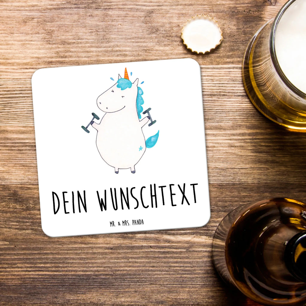 Personalised Coaster Set unicorn fitness Personalisierte Untersetzer, Einhorn, Einhörner, Einhorn Deko, Unicorn, Gym, Fitness, Fitnessstudio, Diät, Abnehmen, Sport, Pumpen, Geräte, Sixpack