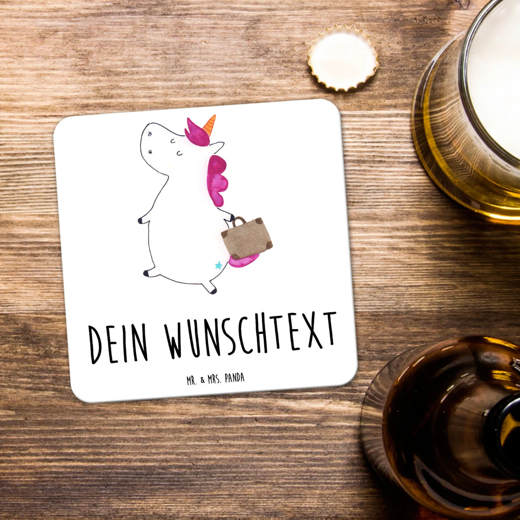 Personalisiertes Untersetzer Set Einhorn Koffer Untersetzer mit Sprüchen, Glasuntersetzer, Untersetzer für Tassen, Personalisierte Untersetzer, Untersetzer, Untersetzer Personalisiert, Untersetzer Bedruckt, Kunststoff Untersetzer, Untersetzer Set, Untersetzer mit Namen, Unicorn, Einhorn, Einhörner, Einhorn Deko, Kind, Gepäck, Koffer, Abenteuer, Albern, Verreisen, Spaß, Erwachsen, Witzig, Reise, Lustig