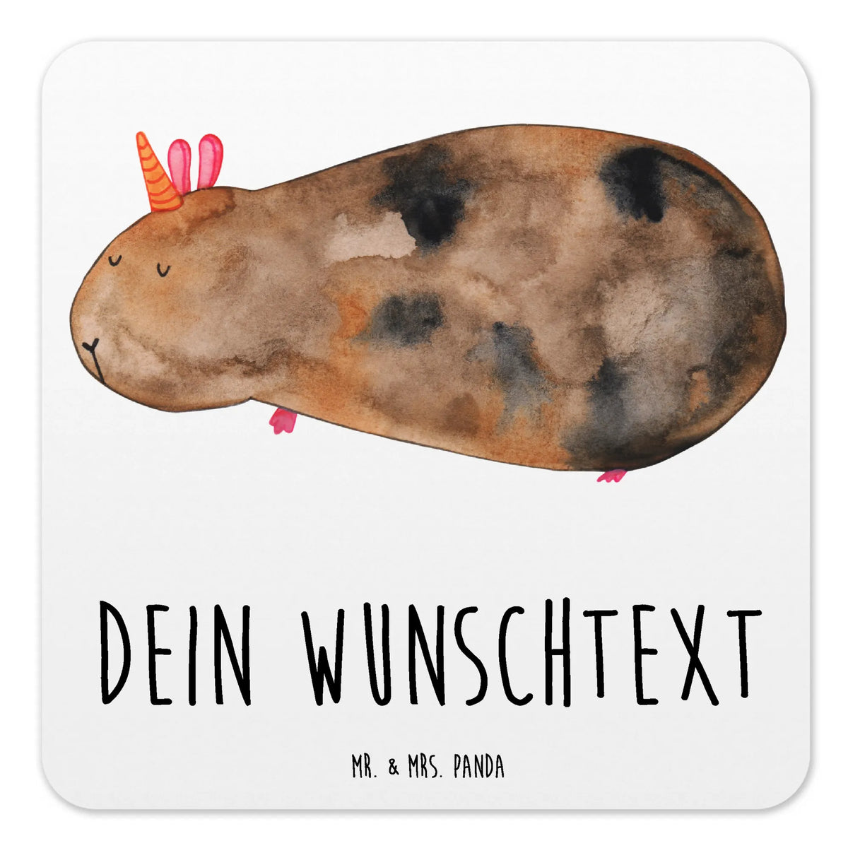 Personalised Coaster Set unicorn Guinea pig guinea pig, squirrels