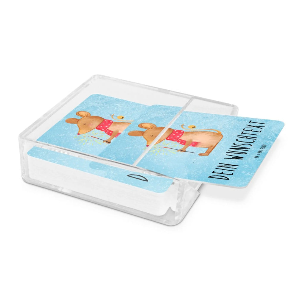 Personalised Coaster Set Mouse Christmas Personalisierte Untersetzer, Winter, Weihnachten, Weihnachtsdeko, Nikolaus, Advent, Heiligabend, Wintermotiv, Frohe Weihnachten, Weihnachtsgruß, Weihnachtsmotiv, Maus, Mäuschen, Weihnachtswunder