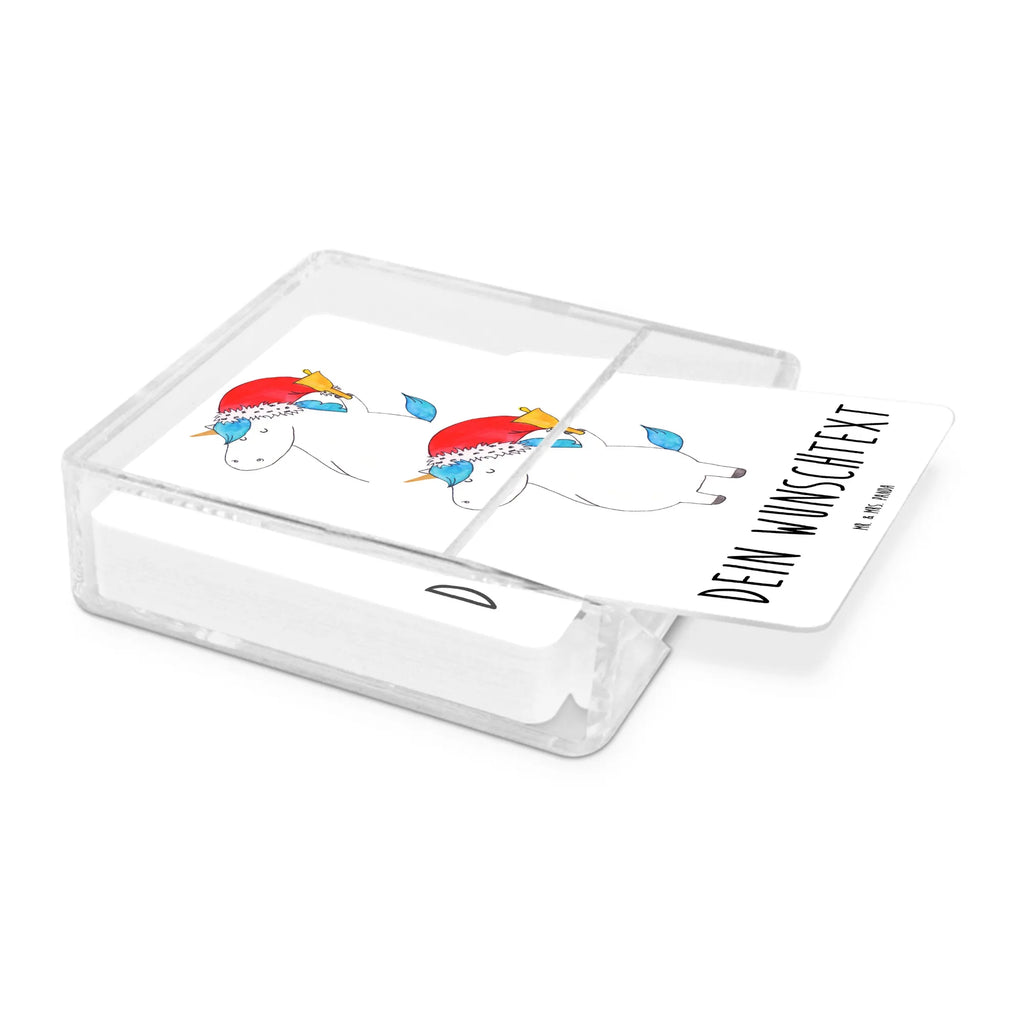 Personalisiertes Untersetzer Set Einhorn Weihnachtsmann Personalisierte Untersetzer, Einhorn, Einhörner, Einhorn Deko, Unicorn, Gin, Schokolade, Schoki, Weihnachten, Weihnachtsmann, Nikolaus, Wunschzettel, Wunschliste, Feenstaub