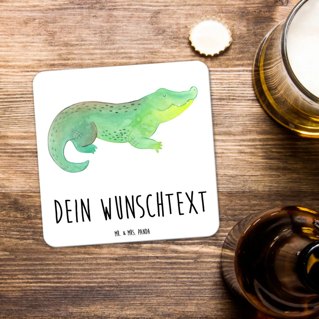 Personalisiertes Untersetzer Set Krokodil Untersetzer mit Namen, Untersetzer Bedruckt, Glasuntersetzer, Untersetzer für Tassen, Kunststoff Untersetzer, Personalisierte Untersetzer, Untersetzer mit Sprüchen, Untersetzer Personalisiert, Untersetzer Set, Untersetzer, Meer, Urlaub, Meerestiere, Verrückt sein, Spontan sein, Lieblingsmensch, Krokodile, Abenteuerlust, Krokodil, Reiselust, Freundin, Beste Freundin