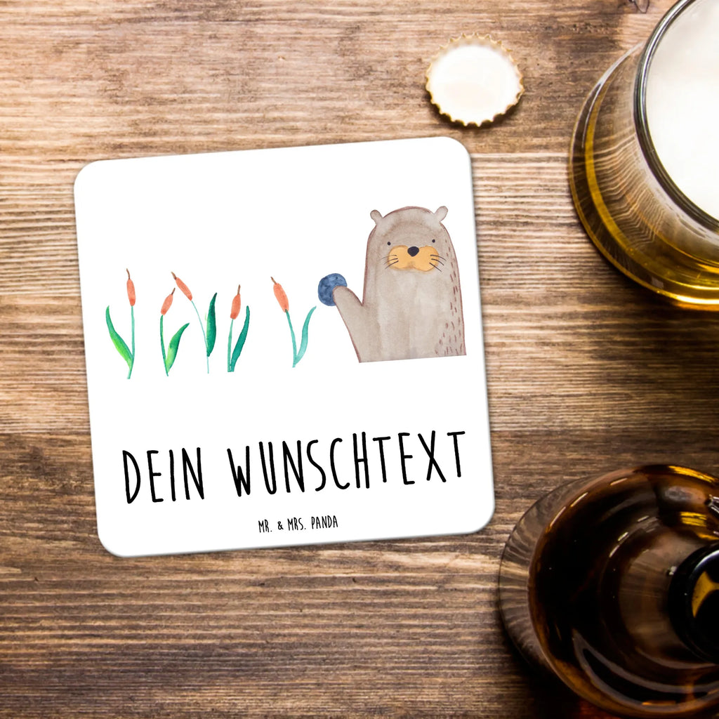 Personalised Coaster Set otter Stone Kunststoff Untersetzer, Untersetzer Set, Untersetzer Personalisiert, Untersetzer, Glasuntersetzer, Personalisierte Untersetzer, Untersetzer für Tassen, Untersetzer Bedruckt, Untersetzer mit Sprüchen, Untersetzer mit Namen, Seeotter, Fischotter, Otter, Otter Seeotter See Otter