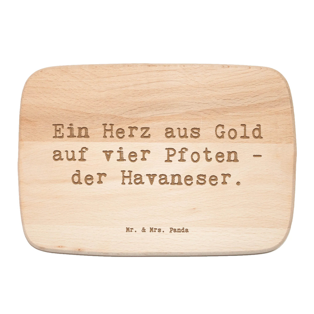 Serving board Saying Ein Herz aus Gold auf vier Pfoten - der Havaneser. cutting board, Board, breakfast board, Dog, dog breed, purebred dog, dog owner, gift, animal lover, giving, puppy