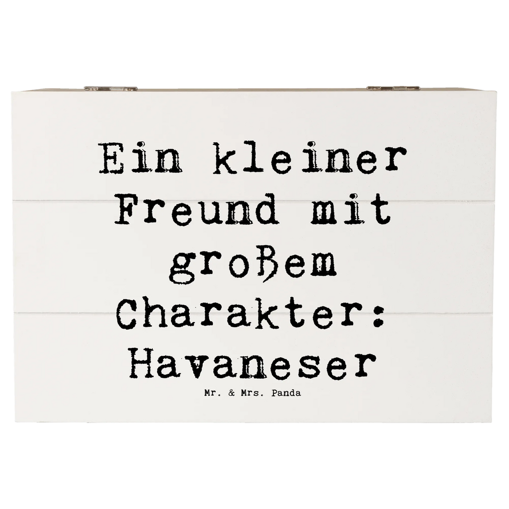 Wooden chest Saying Ein kleiner Freund mit großem Charakter: Havaneser Truhe, Erinnerungsbox, Kiste, Holzkiste, Geschenkbox, Erinnerungskiste, XXL, Aufbewahrungsbox, Geschenkdose, Schatzkiste, Dekokiste, Schatulle, Hund, Hunderasse, Rassehund, Hundebesitzer, Geschenk, Tierfreund, Schenken, Welpe