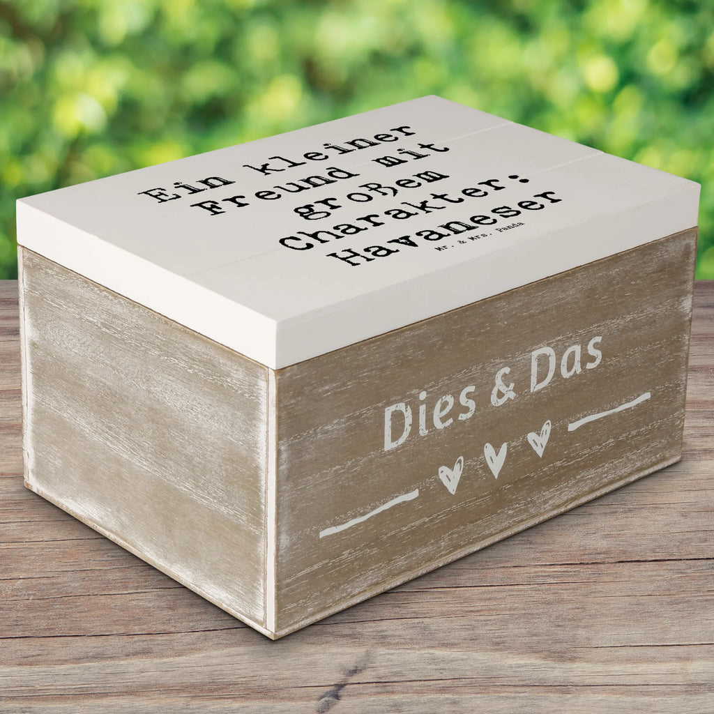 Wooden chest Saying Ein kleiner Freund mit großem Charakter: Havaneser Truhe, Erinnerungsbox, Kiste, Holzkiste, Geschenkbox, Erinnerungskiste, XXL, Aufbewahrungsbox, Geschenkdose, Schatzkiste, Dekokiste, Schatulle, Hund, Hunderasse, Rassehund, Hundebesitzer, Geschenk, Tierfreund, Schenken, Welpe