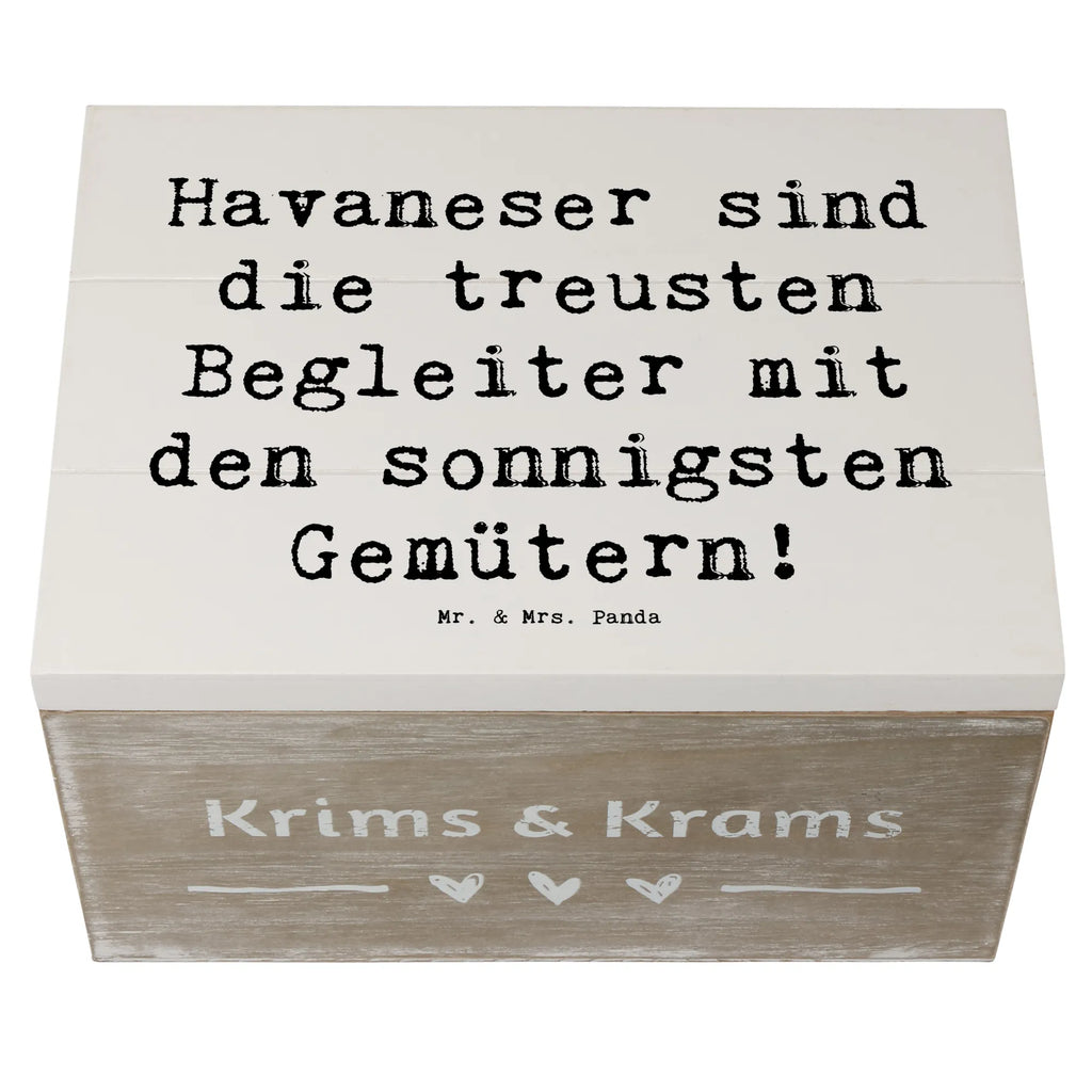 Wooden chest Saying Havaneser sind die treusten Begleiter mit den sonnigsten Gemütern! Aufbewahrungsbox, Holzkiste, Dekokiste, Geschenkbox, Erinnerungsbox, Schatulle, Schatzkiste, XXL, Kiste, Truhe, Erinnerungskiste, Geschenkdose, Hund, Hunderasse, Rassehund, Hundebesitzer, Geschenk, Tierfreund, Schenken, Welpe