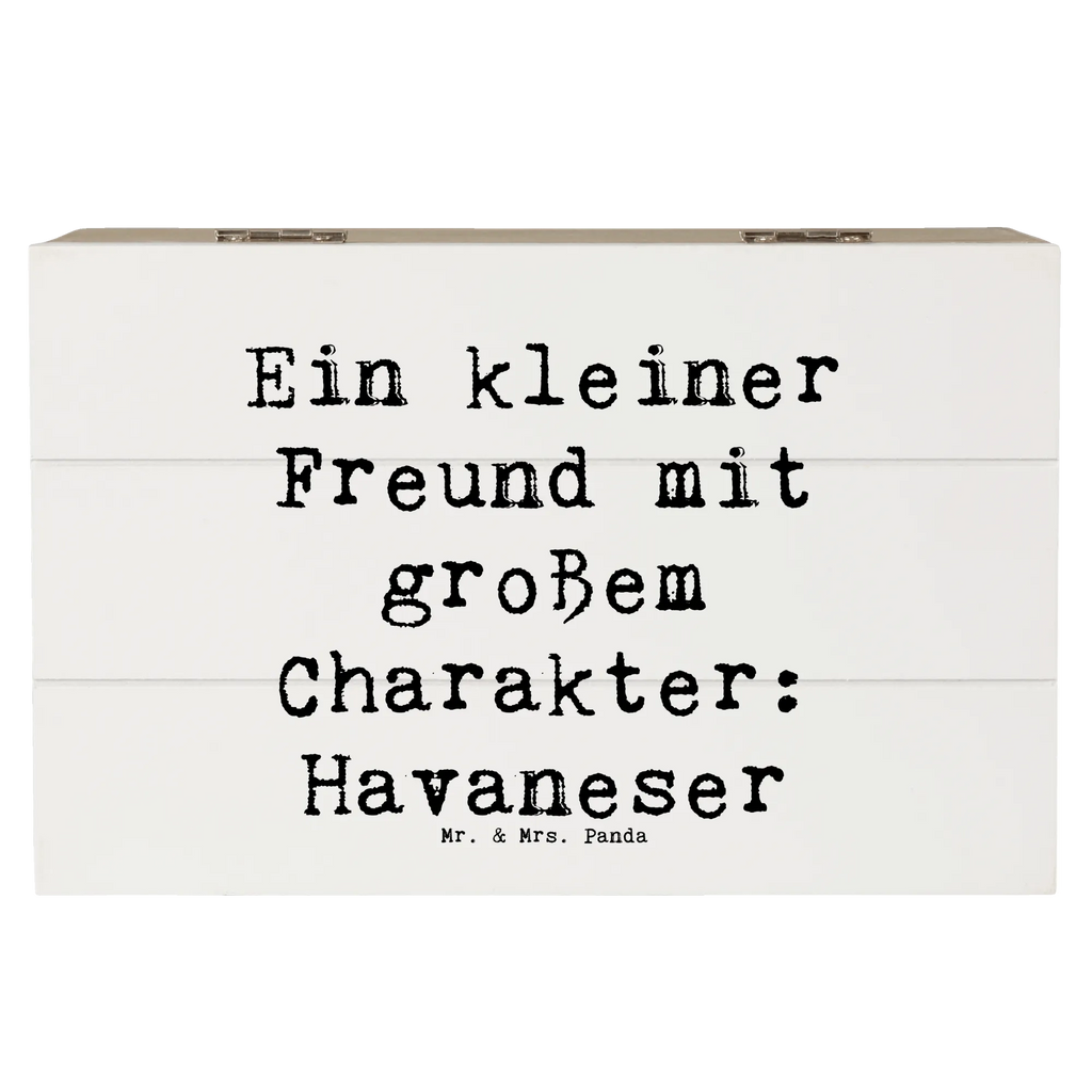 Wooden chest Saying Ein kleiner Freund mit großem Charakter: Havaneser Truhe, Erinnerungsbox, Kiste, Holzkiste, Geschenkbox, Erinnerungskiste, XXL, Aufbewahrungsbox, Geschenkdose, Schatzkiste, Dekokiste, Schatulle, Hund, Hunderasse, Rassehund, Hundebesitzer, Geschenk, Tierfreund, Schenken, Welpe