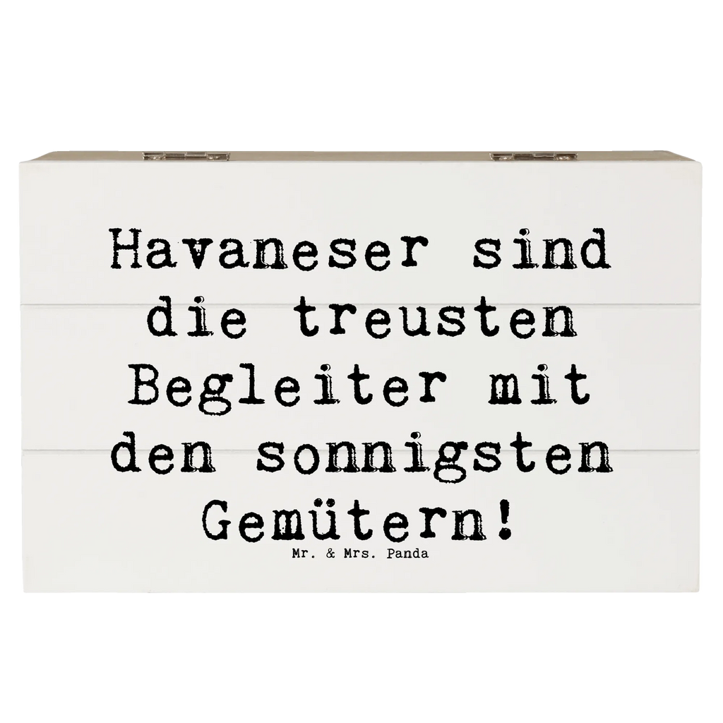 Wooden chest Saying Havaneser sind die treusten Begleiter mit den sonnigsten Gemütern! Aufbewahrungsbox, Holzkiste, Dekokiste, Geschenkbox, Erinnerungsbox, Schatulle, Schatzkiste, XXL, Kiste, Truhe, Erinnerungskiste, Geschenkdose, Hund, Hunderasse, Rassehund, Hundebesitzer, Geschenk, Tierfreund, Schenken, Welpe