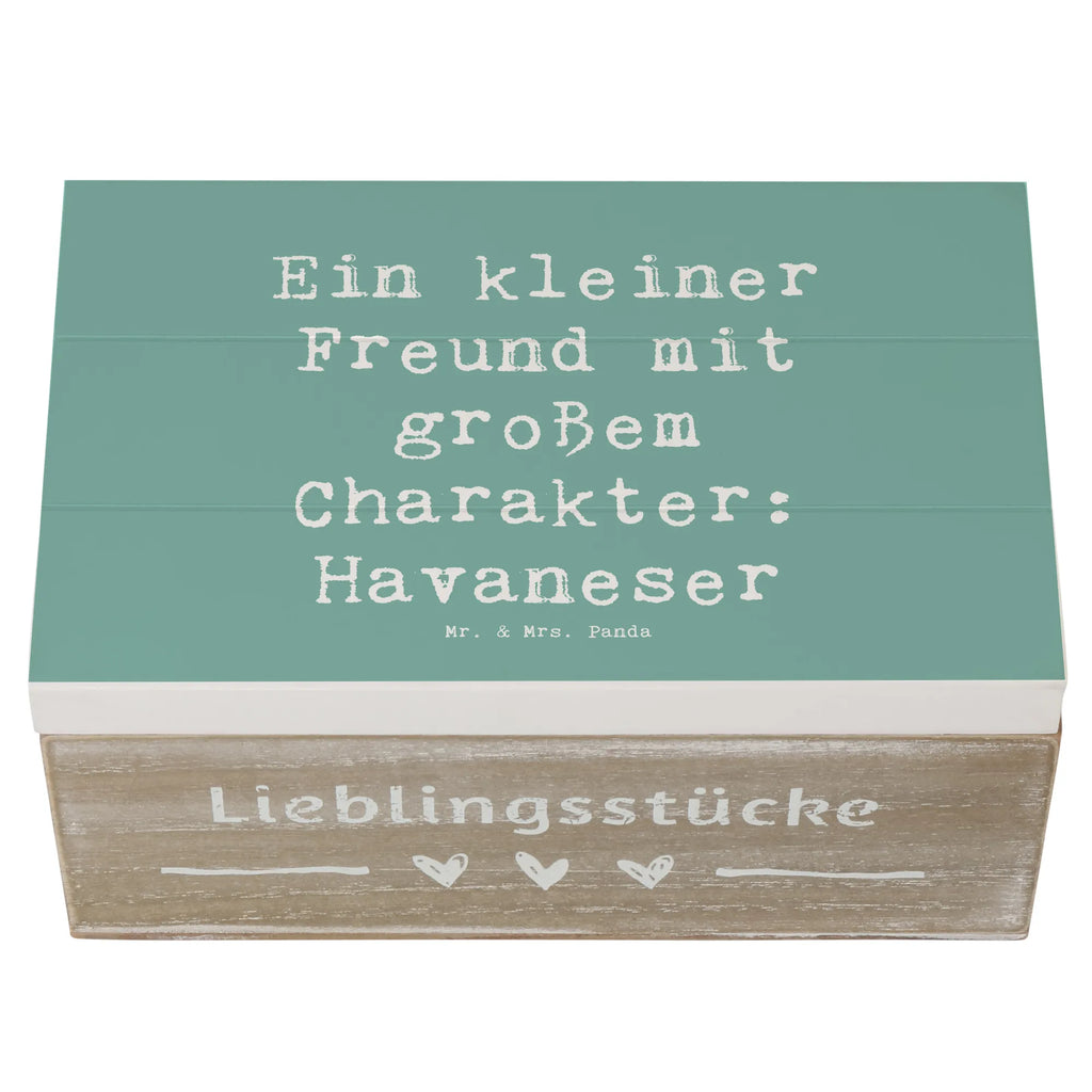 Wooden chest Saying Ein kleiner Freund mit großem Charakter: Havaneser Truhe, Erinnerungsbox, Kiste, Holzkiste, Geschenkbox, Erinnerungskiste, XXL, Aufbewahrungsbox, Geschenkdose, Schatzkiste, Dekokiste, Schatulle, Hund, Hunderasse, Rassehund, Hundebesitzer, Geschenk, Tierfreund, Schenken, Welpe
