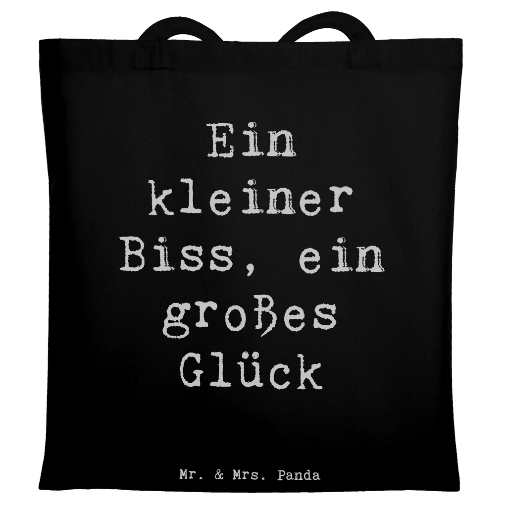 Tragetasche Spruch Malteser Glücks-Biss Beuteltasche, Beutel, Einkaufstasche, Jutebeutel, Stoffbeutel, Tasche, Shopper, Umhängetasche, Strandtasche, Schultertasche, Stofftasche, Tragetasche, Badetasche, Jutetasche, Einkaufstüte, Laptoptasche, Hund, Hunderasse, Rassehund, Hundebesitzer, Geschenk, Tierfreund, Schenken, Welpe