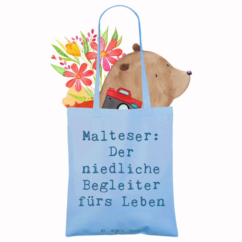 Tragetasche Spruch Malteser Begleiter Umhängetasche, Tragetasche, Shopper, Laptoptasche, Beutel, Beuteltasche, Schultertasche, Tasche, Einkaufstasche, Jutebeutel, Jutetasche, Stofftasche, Strandtasche, Einkaufstüte, Badetasche, Stoffbeutel, Hund, Hunderasse, Rassehund, Hundebesitzer, Geschenk, Tierfreund, Schenken, Welpe