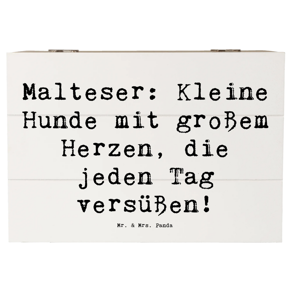 Holzkiste Spruch Malteser Herz Geschenkdose, Erinnerungskiste, XXL, Truhe, Erinnerungsbox, Dekokiste, Schatulle, Holzkiste, Aufbewahrungsbox, Kiste, Schatzkiste, Geschenkbox, Hund, Hunderasse, Rassehund, Hundebesitzer, Geschenk, Tierfreund, Schenken, Welpe