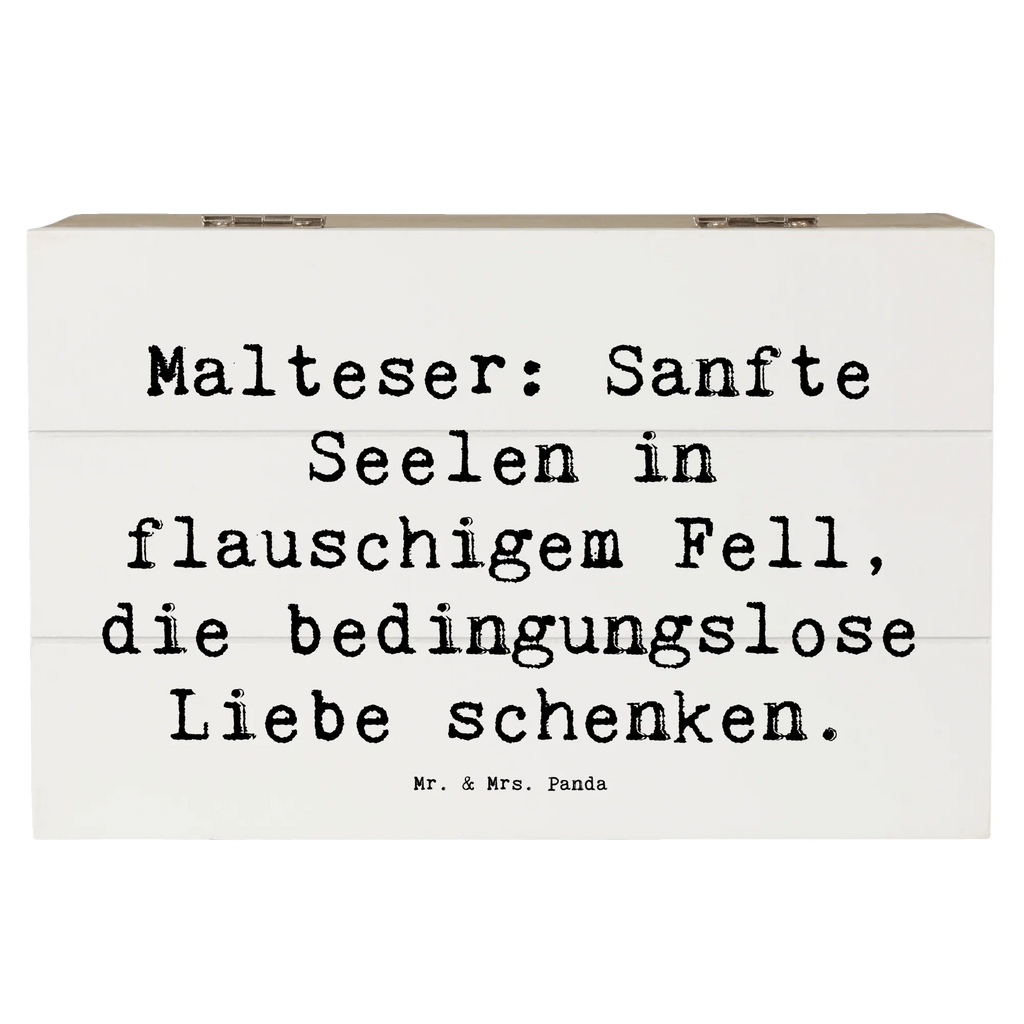 Holzkiste Spruch Malteser Liebe Truhe, Erinnerungsbox, Geschenkdose, Holzkiste, Dekokiste, Kiste, Schatzkiste, Erinnerungskiste, Schatulle, XXL, Aufbewahrungsbox, Geschenkbox, Hund, Hunderasse, Rassehund, Hundebesitzer, Geschenk, Tierfreund, Schenken, Welpe