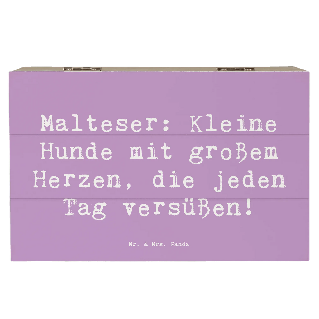 Holzkiste Spruch Malteser Herz Geschenkdose, Erinnerungskiste, XXL, Truhe, Erinnerungsbox, Dekokiste, Schatulle, Holzkiste, Aufbewahrungsbox, Kiste, Schatzkiste, Geschenkbox, Hund, Hunderasse, Rassehund, Hundebesitzer, Geschenk, Tierfreund, Schenken, Welpe