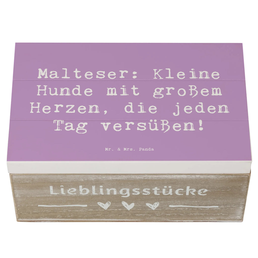 Holzkiste Spruch Malteser Herz Geschenkdose, Erinnerungskiste, XXL, Truhe, Erinnerungsbox, Dekokiste, Schatulle, Holzkiste, Aufbewahrungsbox, Kiste, Schatzkiste, Geschenkbox, Hund, Hunderasse, Rassehund, Hundebesitzer, Geschenk, Tierfreund, Schenken, Welpe