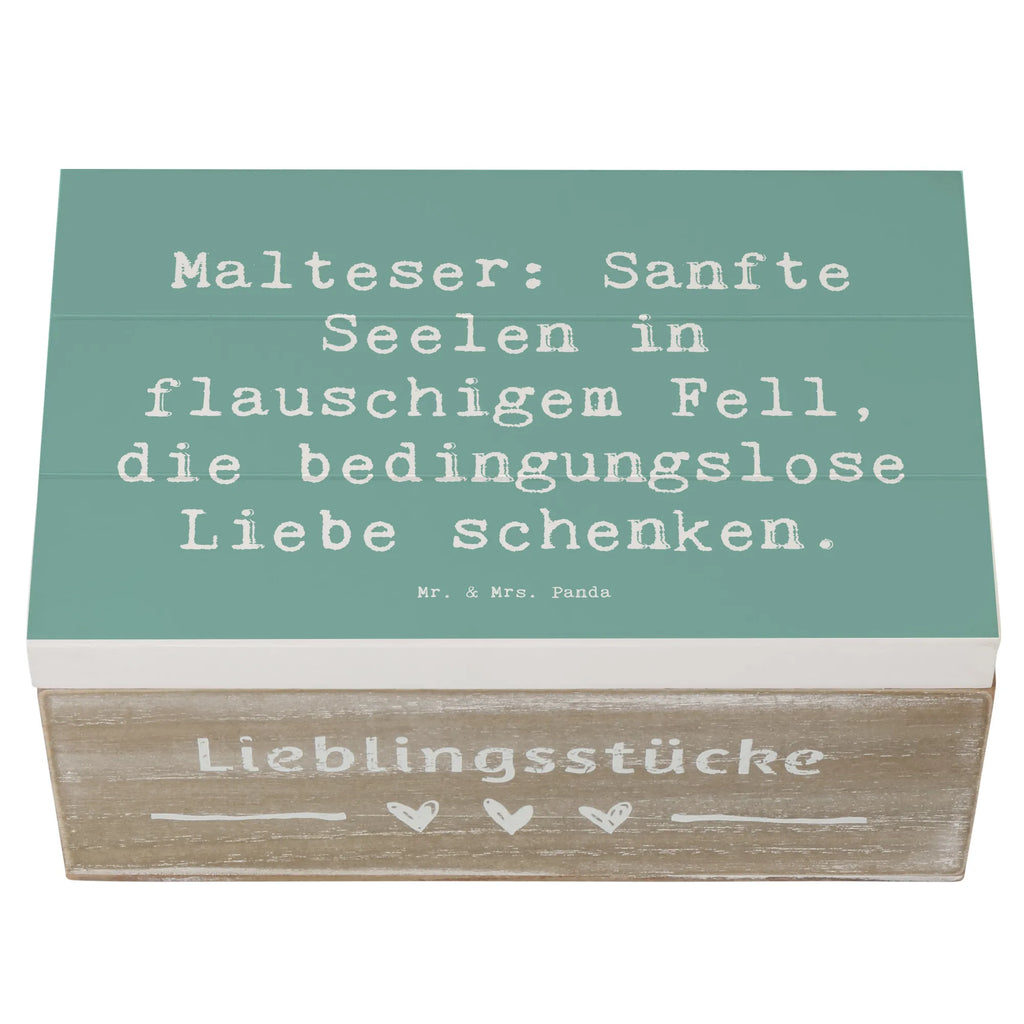 Holzkiste Spruch Malteser Liebe Truhe, Erinnerungsbox, Geschenkdose, Holzkiste, Dekokiste, Kiste, Schatzkiste, Erinnerungskiste, Schatulle, XXL, Aufbewahrungsbox, Geschenkbox, Hund, Hunderasse, Rassehund, Hundebesitzer, Geschenk, Tierfreund, Schenken, Welpe