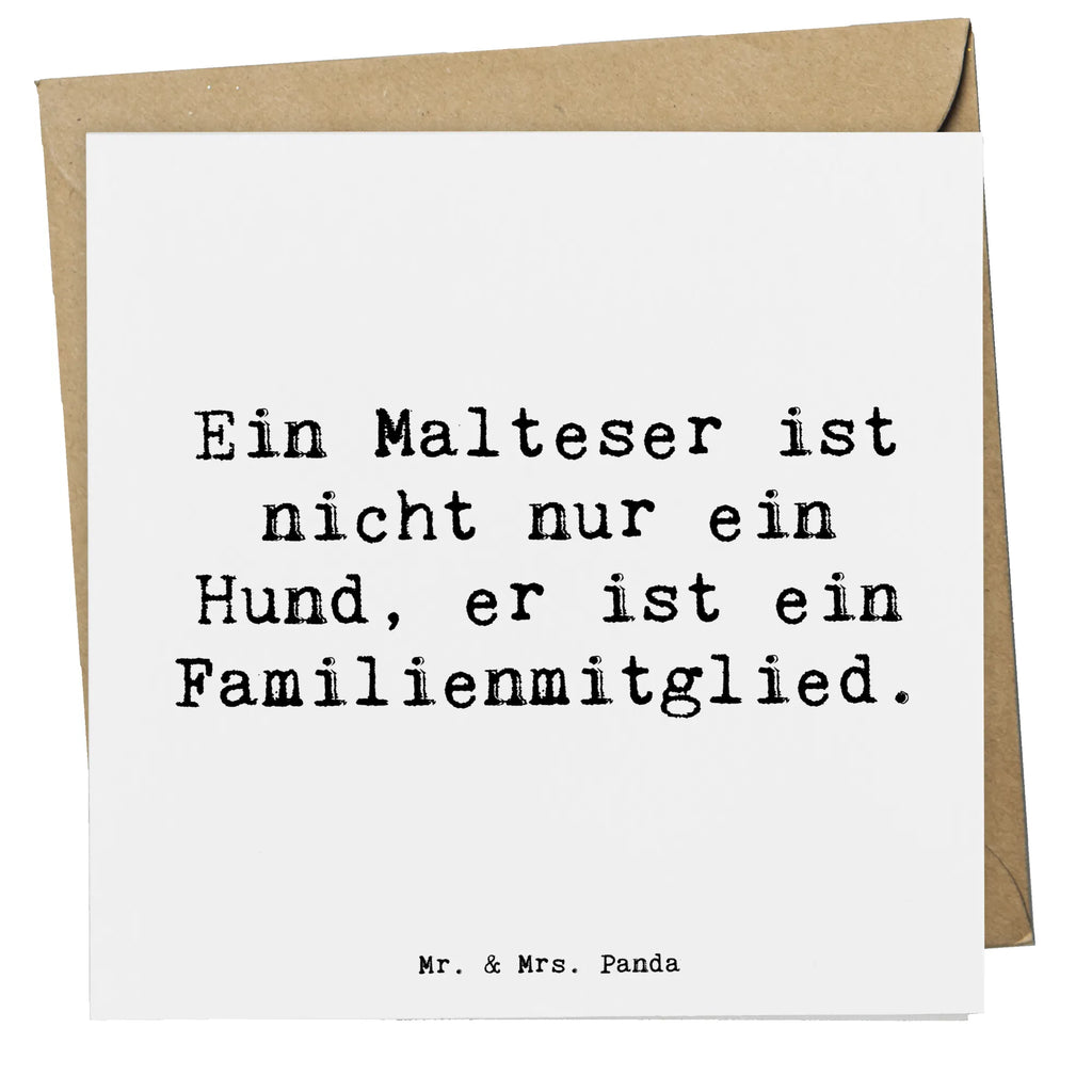 Deluxe Karte Spruch Malteser Liebe Einladungskarte, Grußkarte, Geburtstagskarte, Hochzeitskarte, Klappkarte, Hochwertige Klappkarte, Glückwunschkarte, Karte, Hochwertige Grußkarte, Hund, Hunderasse, Rassehund, Hundebesitzer, Geschenk, Tierfreund, Schenken, Welpe